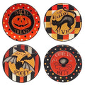 Halloween 8.75 Inch Salad & Dessert Plate Set - Medium, 4 Pack