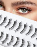 False Lashes Natural Wispy Calla Lily 12mm Pack of 10 Pairs - Ukrizi