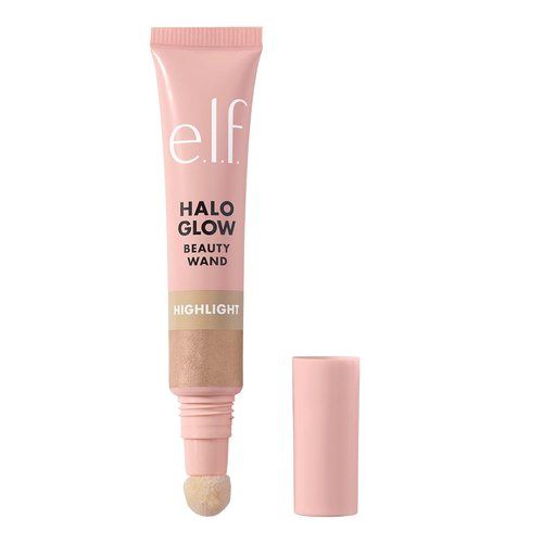 e.l.f. Halo Glow Highlight Wand - Liquid Highlighter for Luminous Skin | Buildable, Vegan, Champagne Campaign