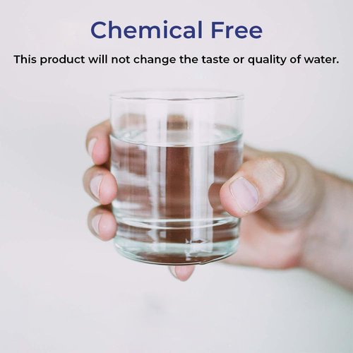 SAGEFINDS Chemical Free Water Conditioner | Reduces Limescale Buildup | Softens Hard Water | For Standard 3/4-Inch Pipes | Easy Install