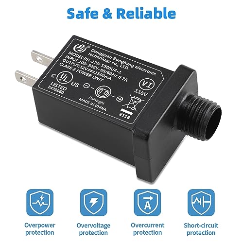 4-Pack 1.5A Yard Inflatable Power Adapter - US Plug for Christmas Halloween