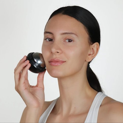 Nurse Jamie Super-Cryo Massaging Orb – Mini - Stainless Steel Cooling Roller for Face & Body to Reduce Puffiness & Soothe Skin