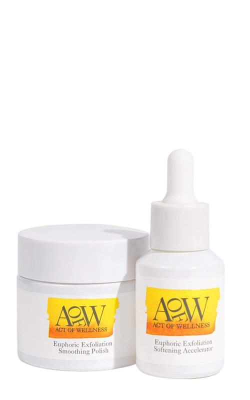 Euphoric Exfoliation Facial Peel - Weekly Treatment for Baby Smooth Skin | Vegan Lactic & Glycolic Acid (2oz & 1oz)