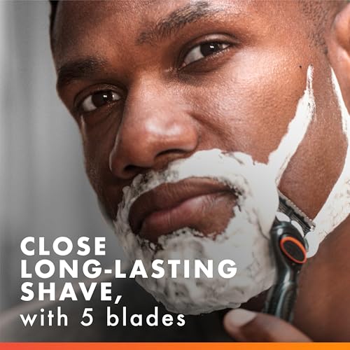 Gillette Fusion5 Power Razor Blade Refills 6 Count for Men - Long-Lasting Shave