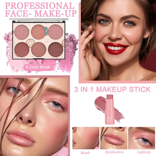 Makeup Kit for Women Full Set Matte Eyeshadow - 40 Colors, Lip Gloss & Brushes