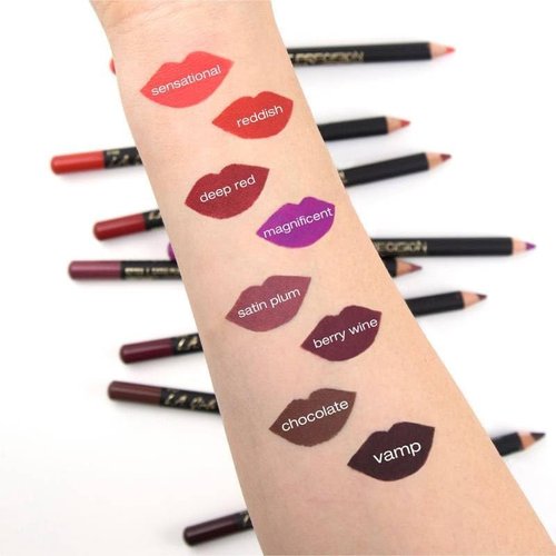 L.A. Girl Perfect Precision Lipliner - Deep Red Shade for Flawless Lip Definition