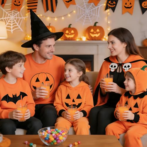 Reusable Pumpkin-Shaped Drinking Straws - Halloween & Fall Party Supplies