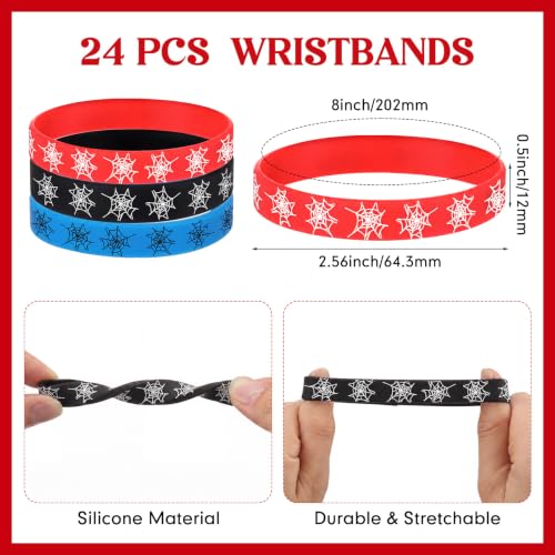 Kingdder 48 Pcs Spider Web Party Favors - Sunglasses & Wristbands, Classic