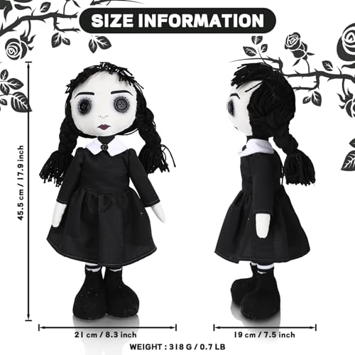 Gothic Haunted Doll - Scary Living Dead Voodoo Doll for Halloween Decor