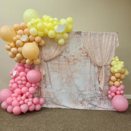 Pastel Pink Christmas Balloons - 5 Inch 120pcs Latex Balloons, Baby Pink Party Decorations - Variation 1