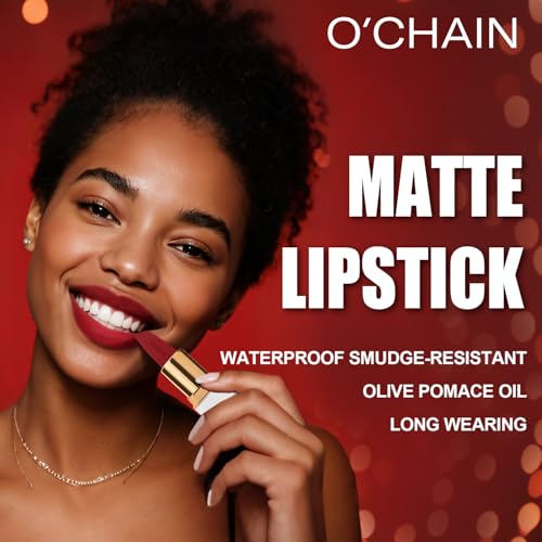 Dark Brown Matte Lipstick - Vegan, Nourishing, Long-Lasting | 05 CHIC
