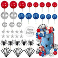 Spider Cake Topper 39Pcs Halloween Birthday Decoration Set - Variation 5