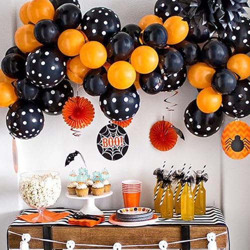 Blue Pumpkin Oh Baby Cupcake Toppers - Fall Party Decorations, 24 Pack (Design 14)