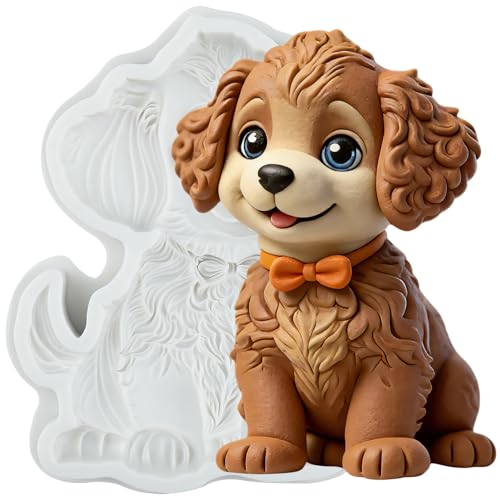 Dog Silicone Mold for Cake Decorating Candy and Chocolate - Style D