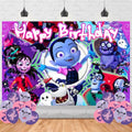 Vampirina Cartoon Birthday Backdrop Banner for Kids Party - 5x3FT