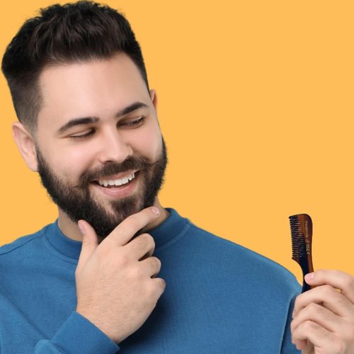 GENTS Mustache and Beard Styling Comb, pocket sized (Tortoise Shell, 3 Pack)