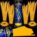 Orange Glow Sticks Bulk Pack 8" Party Favors with Connectors 200 Pcs
