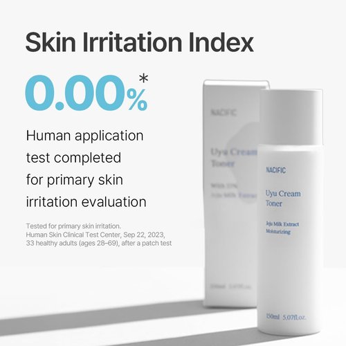 NACIFIC Uyu Cream Toner with Jeju Milk Extract 15%, Ceramide 5 Complex, Milky Hydrating Toner for Dry & Sensitive Skin, Skin Barrier Support, Long-Lasting Moisture Barrier, 150ml