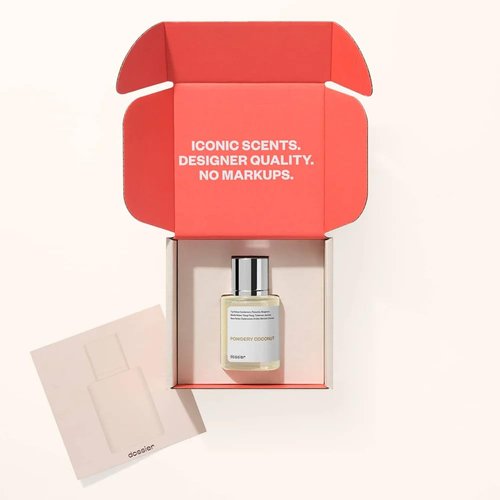 Dossier - Powdery Coconut Perfume | Inspired by T. Ford Soleil Blanc | 1.7 Fl Oz (50ml) | Vegan & Paraben Free