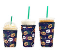 Reusable Coffee Sleeve Set - Small, Medium, Large Halloween Neoprene Cup Sleeves