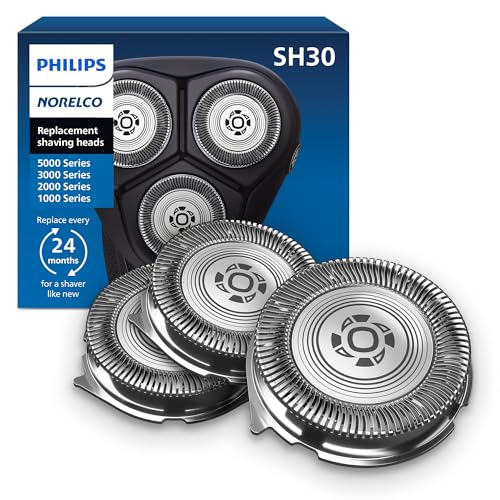 Genuine Philips Norelco Replacement Shaver Heads - 3 Pack (S3000, S1000, S2000, S5000 Series)
