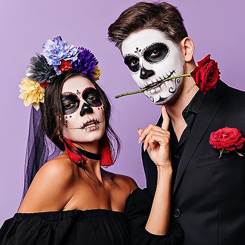 Black Face Body Hair Paint Stick - Water Based Washable Temporary Makeup for Halloween & Cosplay