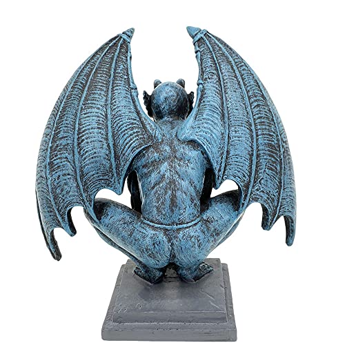Gargoyle Statue Resin Angel Sculpture Winged Devil Guard Home Decor - Variation B