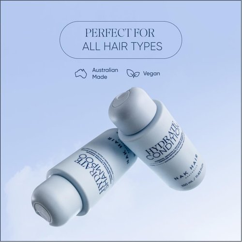 NAK Signature Hydrate Shampoo - Sulfate-Free Moisturizing Formula for Dry Color-Treated Hair | 350ml