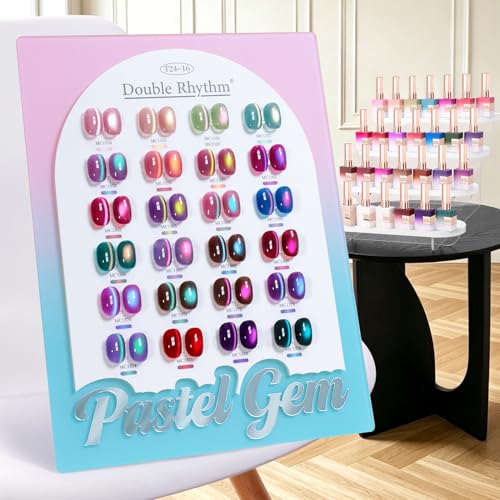 Ethereal Aurora Cat Eye Gel Nail Polish Set - 28Pcs, Same Color & Bottle, DIY Manicure
