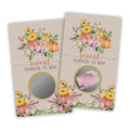 Halloween Pumpkin Scratch Cards - 40 Fall Party Game Tickets for Raffles & Celebrations