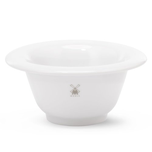 MÜHLE White Porcelain Platinum Rim Shaving Dish