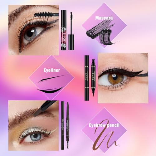 Red Medium Makeup Kit for Women Teens Full Set with Eyeshadow Foundation & Brushes