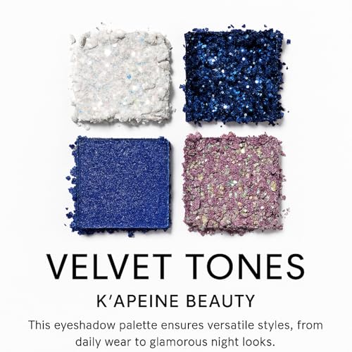 Glitter Eyeshadow Palette 4 Colors Sparkle Long Lasting Waterproof Makeup Kit