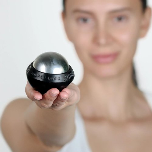 Nurse Jamie Super-Cryo Massaging Orb – Mini - Stainless Steel Cooling Roller for Face & Body to Reduce Puffiness & Soothe Skin