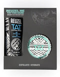 Reuzel Bright Tattoo Care Gift Set - Buff Exfoliator & Hydrabalm for Vibrant Colors | Vegan Formula