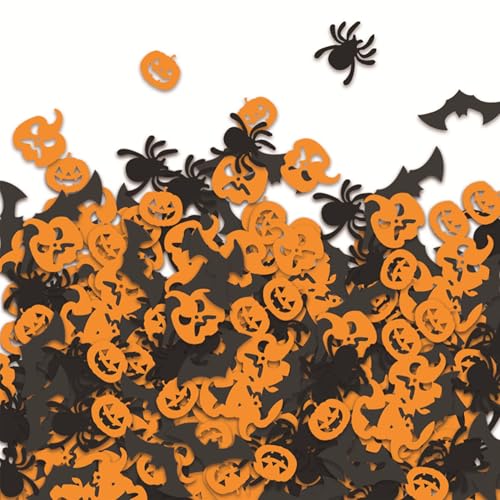 Halloween Confetti Decorations - 100 Pieces Table Scatter for Party Supplies