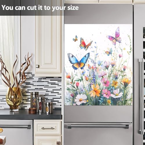 Magnetic Dishwasher Cover Panel A1 - Reusable Trimmable Kitchen Decor 23x26 Inch