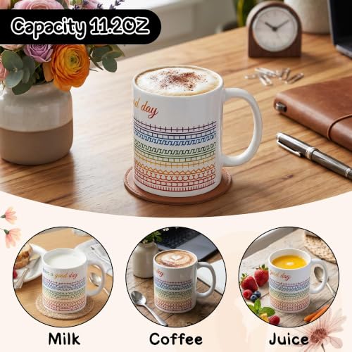 Funny Hidden Message Mug with Swear Pattern - 11oz Prank Coffee Cup - Variation of THIS listing