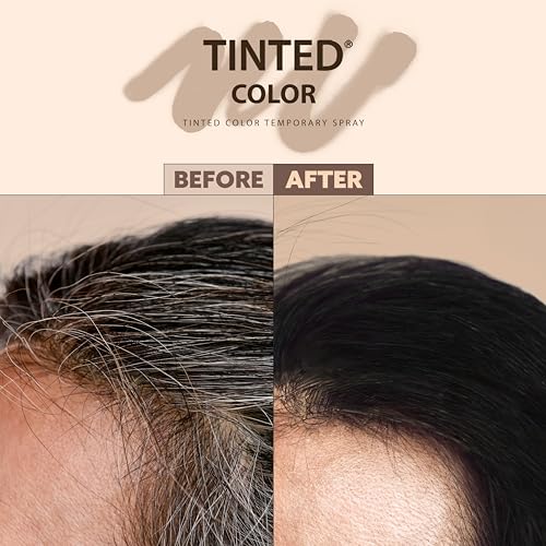 EBIN NEW YORK Tinted Color Root Touch Up Spray Natural Black 3.38 Fl Oz