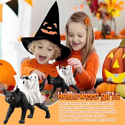 Halloween Ghost Decorations Indoor Rock 'n Roll Ghost Figurine - Spooky Fun