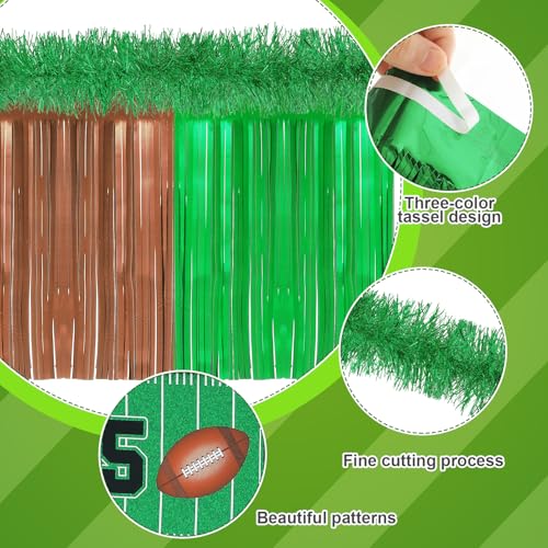Football Homecoming Parade Float Decorations Kit - 12 Pcs, Includes Banners, Tassels & Wire Twists - Variation of THIS listing