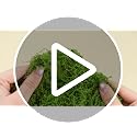 Fake Moss Table Runner Halloween Forest Decor 47x12 Inch - Green