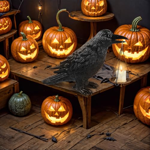 Gothic Raven Candle Holder - Black 1 Halloween & Gothic Decor, Tealight & Small Light Fixture
