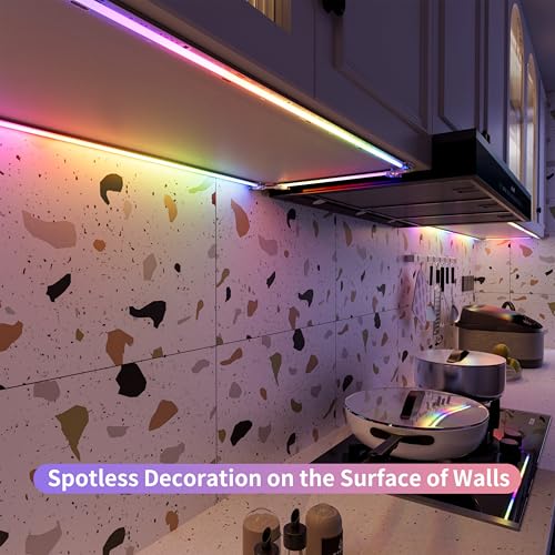 32.8ft RGB Smart IC COB LED Strip Light - Color Flowing & Music Control