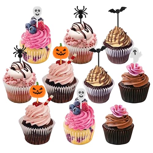 Halloween Cocktail Picks - 50 Pcs Food Skewers for Drinks & Snacks