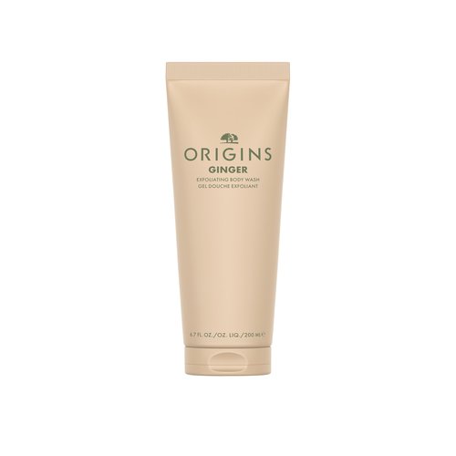 Origins Ginger Exfoliating Body Wash| Cleanses, Gently Scrubs & Invigorates Your Senses| With Bamboo, Carnauba Wax, Walnut and Ginger, 6.7 Fl Oz