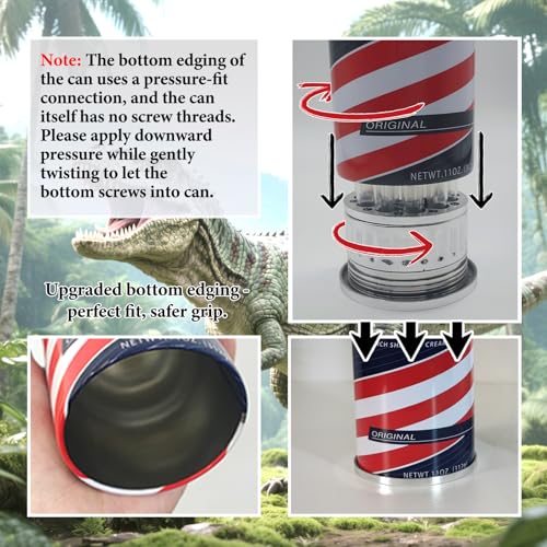 Dinosaur DNA Canister with Test Tube Rack - Scientific Collectible Decor
