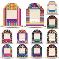 Day of the Dead Photo Frame Set - 12 Wooden Frames for Dia De Los Muertos Altars - Variation: Day of the Dead 12 Sets