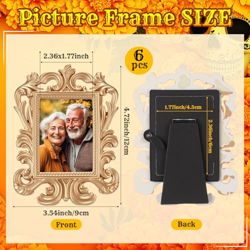 Day of The Dead Monarch Butterfly Picture Frame Set - Classic