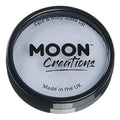 Pro Face & Body Paint Cake Pot Light Grey - Water Based Makeup for Adults Kids 1.26oz Light Grey